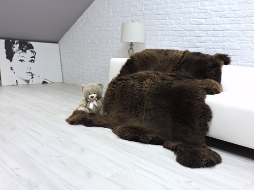 Orso pelle tappeto gigante - pelle, tappeto: