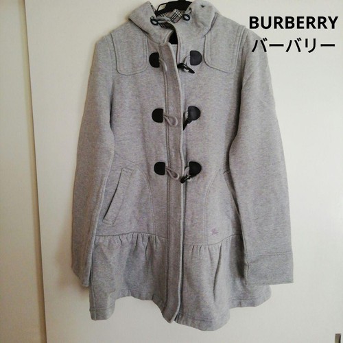 Burberry blue labelcoat jacket - burberry,