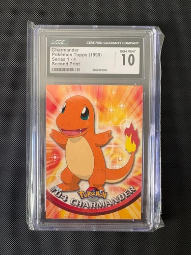 Topps pokémon charmander 04 - pokémon,