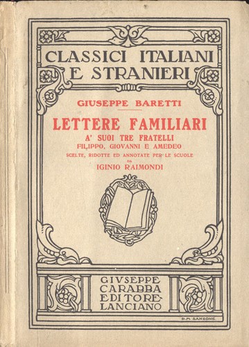 Lettere familiari suoi - familiari.,