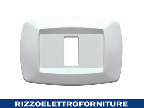 Placca foro bianca serie - 1,