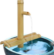 Fontana acqua bambù senza - fontana,