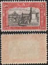 1928 Pro Opera 5 lire + 2 lire