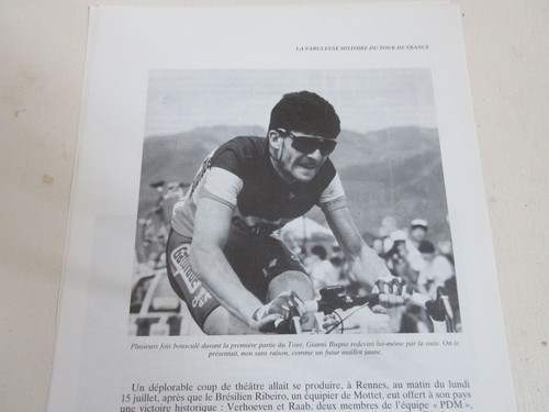 Cyclisme coupure livre t779 - cyclisme,