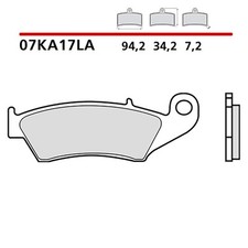 BREMBO KIT PASTIGLIE FRENO
