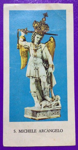 Santino holy card san - holy, michele