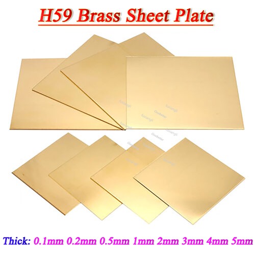 Lamiera sottile ottone h59 - lamiera,