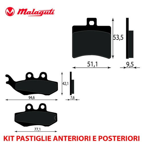 Kit pastiglie freno - kit,