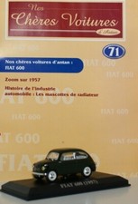 FIAT 600  PAR  IXO POUR ALTAYA NOS CHERES VOITURES D'ANTAN AU 1/43
