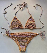 Bikini triangolo maglia
