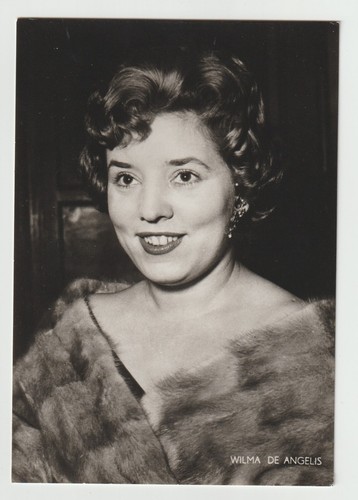 Wilma angelis postcard - angelis, pc