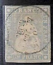 95000bD - SVIZZERA Svizzera - FRANCOBOLLO - Zumstein # 27D - USATO molto fine