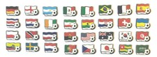 Bandiera magnetica mondiali - magnetica,