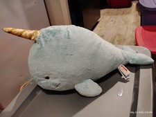 Gund Plush Nori Narwhal Blue