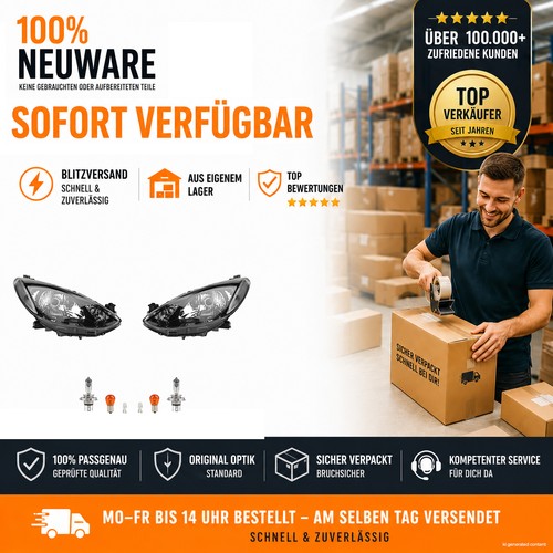Fari sinistro destro set - +, +