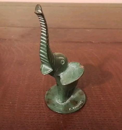 Elefantino bronzo chiappe - in,