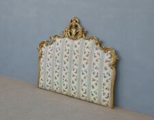 Testiera testata di letto matrimoniale intagliata e dorata, '800 - L 190 cm!