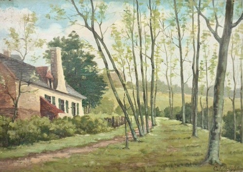 Antico dipinto olio su - antico,