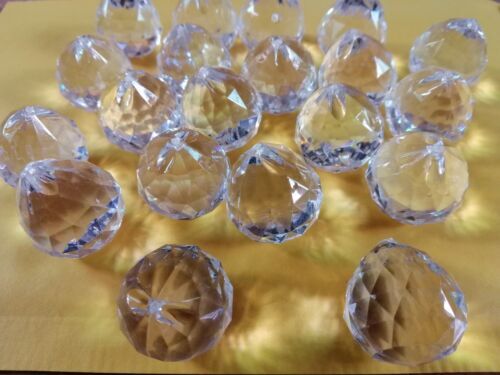 20pcs acrylic clear - ball, 28mm