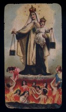 santino-holy card MADONNA DEL