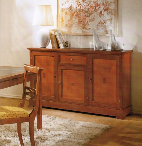 Credenza madia intarsiata - credenza,