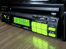 ALPINE CAR AUDIO STEREO AM/FM CD 7915 VINTAGE EQ RARO ESTRAIBILE ANNI 80 LAMBO PORSCHE