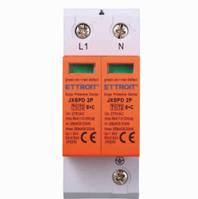 SCARICATORE LIMITATORE DI SOVRATENSIONE TIPO T1+T2 2P 25KA-50KA SPD A LIMITAZ...