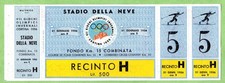 BIGLIETTO OLIMPIADI CORTINA
