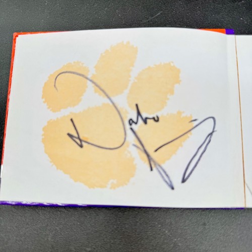 Libro autografo clemson tigers - autografo,