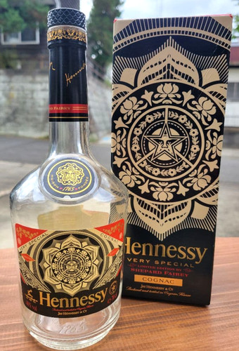 Hennessy bottiglia vuota - hennessy,