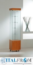 Vetrina Girevole Motorizzata Italfrom con Mobile e Faretti negozio 40x40x h187cm