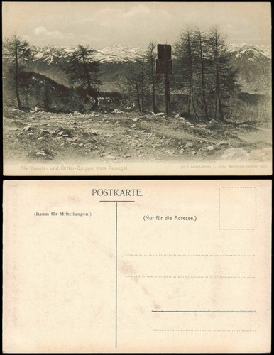 Cartolina gruppo del brenta - il,