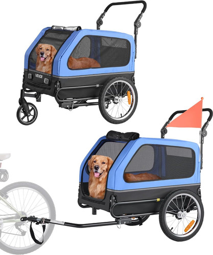 Rimorchio per bici cani - rimorchio,