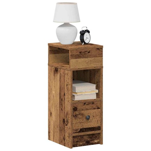 Comodino con cassetto bianco - con,