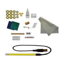 Kit flauto pad premium, con testa in sughero, luce perdite, panno lucidante, lucidatura