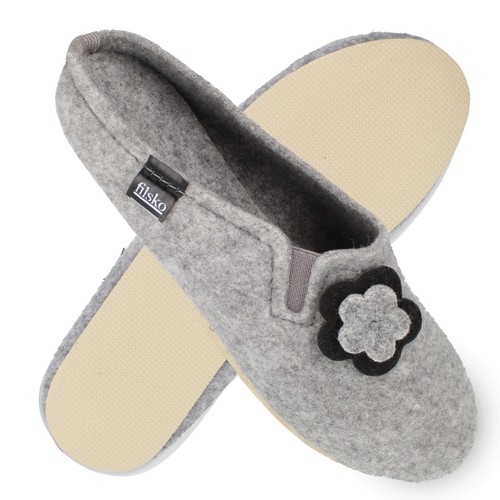 Pantofole donna feltro con