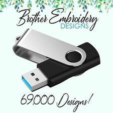69000+ Brother ricamo USB