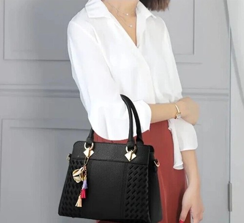 Borsa ecopelle nera - nera, da