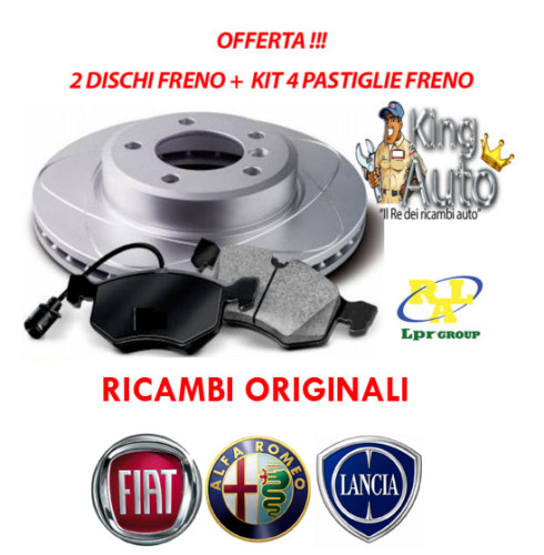 Kit dischi freno pastiglie - kit, +