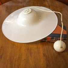  Lampada a sospensione a disco 1970 in vetro di Murano swirl