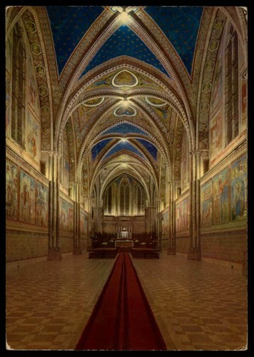 Cartolina italia san francesco - italia,