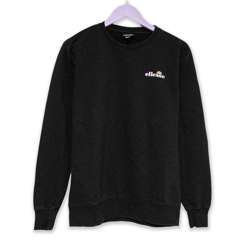 Felpa ellesse nera girocollo - ellesse,