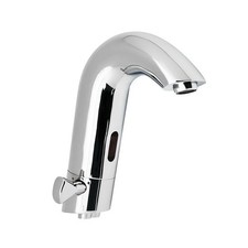 Miscelatore lavabo elettronico a fotocellula ottone cromo