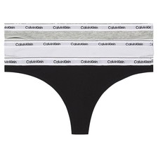 Calvin Klein Donna Perizomi Confezione da 3 Thong Intimo