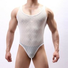 Uomo Pizzo Body Sexy Rete Body