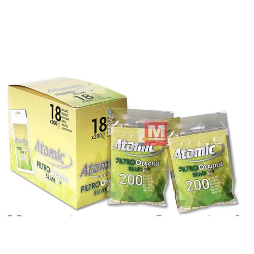 Filtri atomic organic slim - slim, 6mm