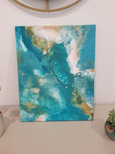 Quadro moderno dipinto - a, mano