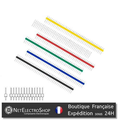 Barrette male droit - barrette,