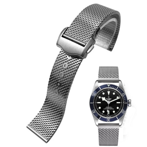 Steel milanese mesh strap - milanese,