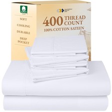 6 Pc Queen Size Sheet Set with